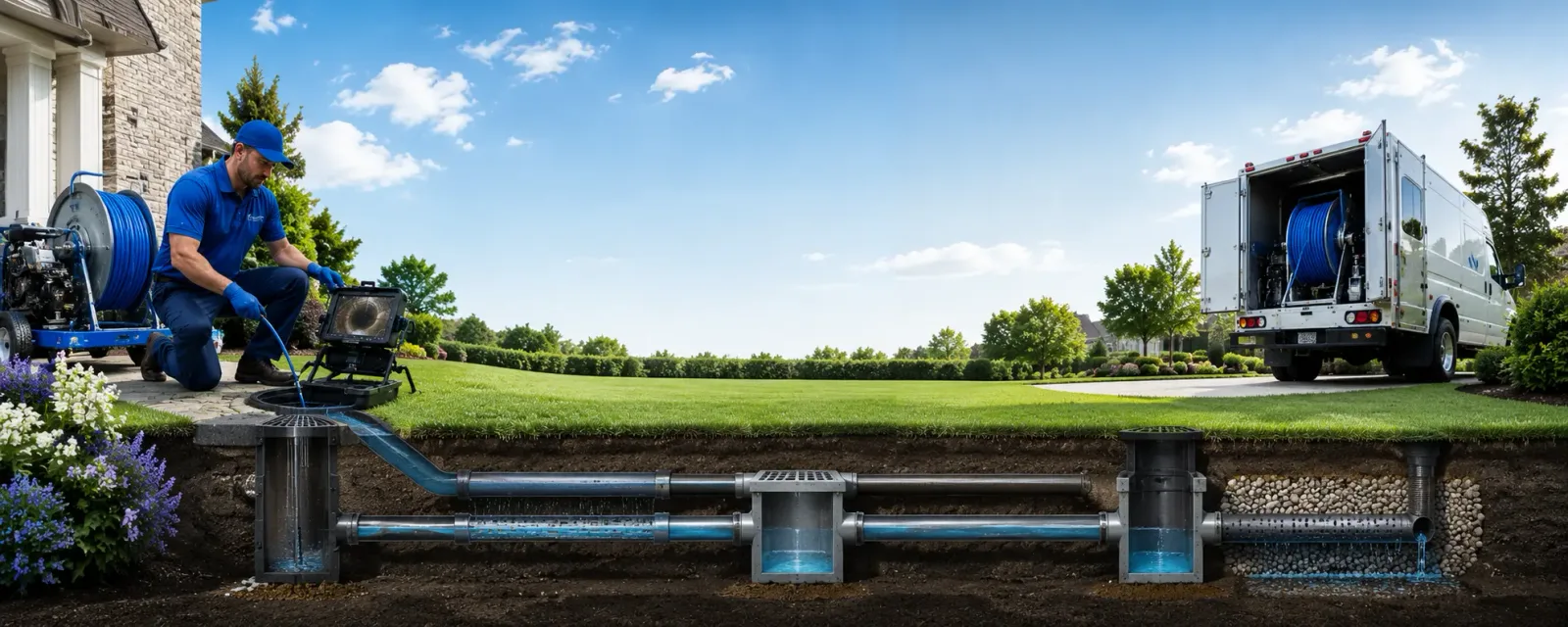 Outdoor drain cleaning information for Bartlett, IL